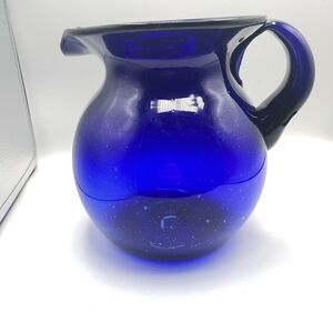 Cobalt Blue Water Pitcher